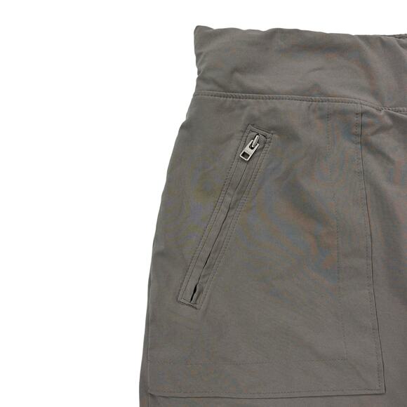 Athleta Womens Size 6T 6 TALL Chelsea Cargo Skort Mesh Inner Shorts Skirt Taupe - Picture 3 of 16